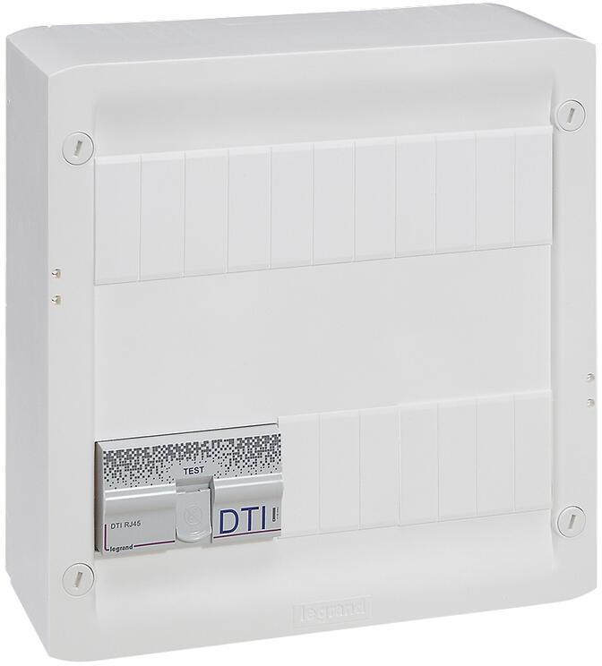 Табло МУЛТИМЕДИЙНО за открит монтаж Drivia с 4x RJ45 Legrand