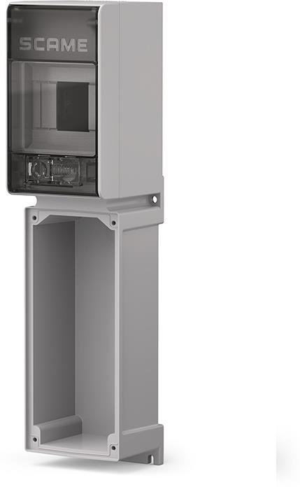 Табло за индустриални контакти и DIN модули IP65, UV, серия Proxima (5 DIN и 1х16A или 32A с блокировка) Scame