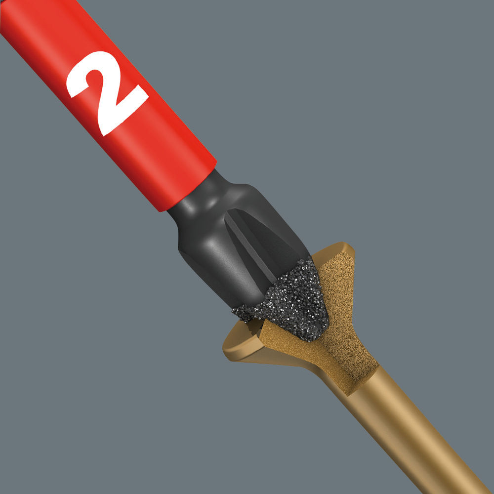 Комплект 9х бита и държач 897/4, Bit-Check 10 Impaktor Wera