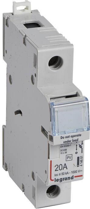 Разединител стопяем предпазител 1P 10X38 mm 1000V= 1мод. Legrand