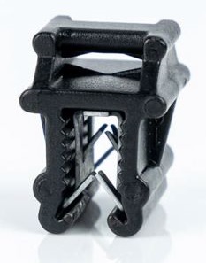 Основа за кабелна връзка 4.8мм, към профил 0.7...3мм, свръзка отгоре, UV KC3, WKK /до изчерпване/