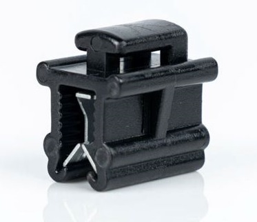 Основа за кабелна връзка 4.8мм, към профил 0.7...3мм, свръзка отгоре, UV KC1, WKK /до изчерпване/