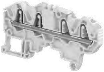 Редова клема СИВА 2.5мм2 4-проводна ZK2.5-4P серия SNK ABB