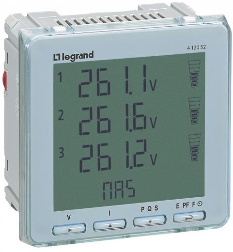 Мрежов анализатор за ИНДИРЕКТНО мерене на ел. енергия EMDX3, Modbus, за панелен монтаж, Legrand