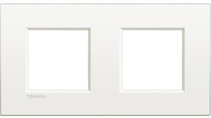 Рамка 2+2 мод. метална Pure white AIR LL Bticino 
