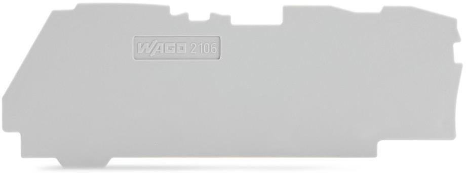 Крайна капачка за редова клема 3-проводна серия CAGE CLAMP® Wago