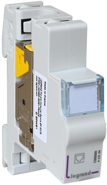 Розетка RJ45 cat.6A STP LCS3 DIN монтаж Legrand