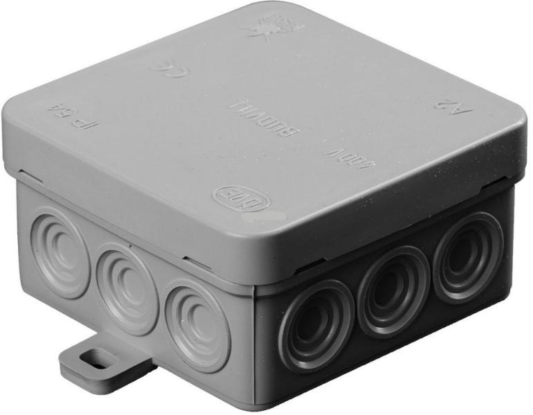 Разклонителна кутия открит монтаж 85х85х37мм IP54 /40 бр. в пакет/ GAO