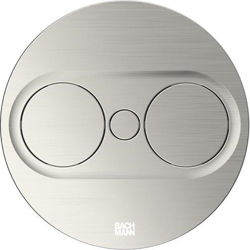 Модул TWIST 2 КРЪГЪЛ с 1х Шуко и USB тип A+C, с кабел 2м, цвят Инокс, Bachmann