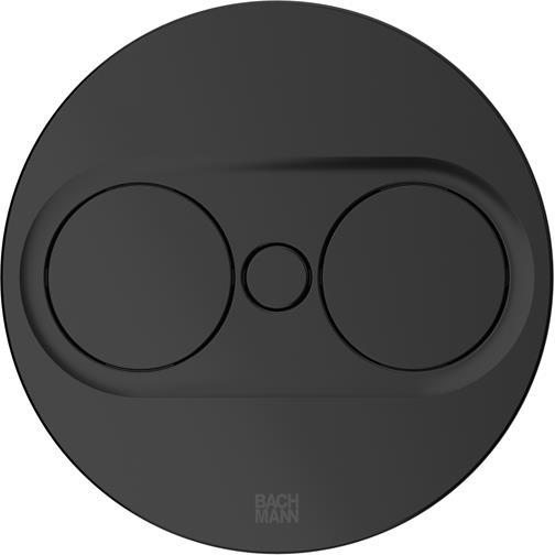 Модул TWIST 2 КРЪГЪЛ с 1х Шуко и USB тип A+C, с кабел 2м, цвят Черен, Bachmann