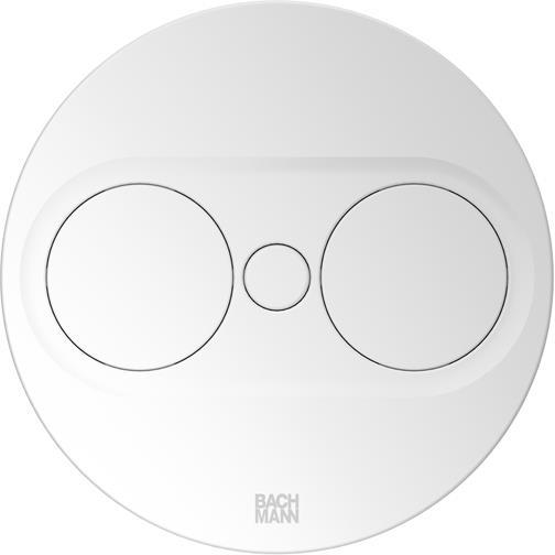 Модул TWIST 2 КРЪГЪЛ с 1х Шуко и USB тип A+C, с кабел 2м, цвят Бял, Bachmann