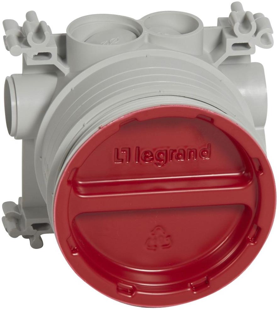 Конзолна кутия за под с дълб. 50 до 80мм за IP44 метална основа Legrand