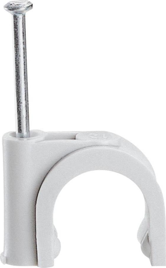 Скоба за кабели с пирон ф4мм (100 бр.в кутия) Legrand