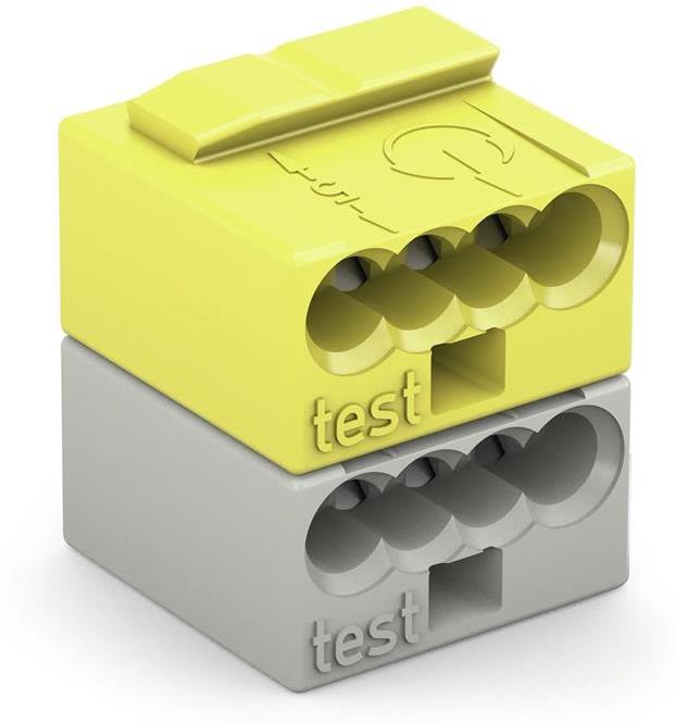 Конектор KNX 2P 4х 0.6…0.8мм жълт / черен Wago