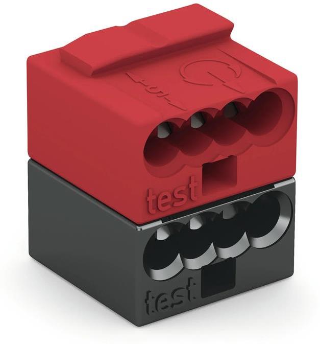 Конектор KNX 2P 4х 0.6…0.8мм червен / черен Wago