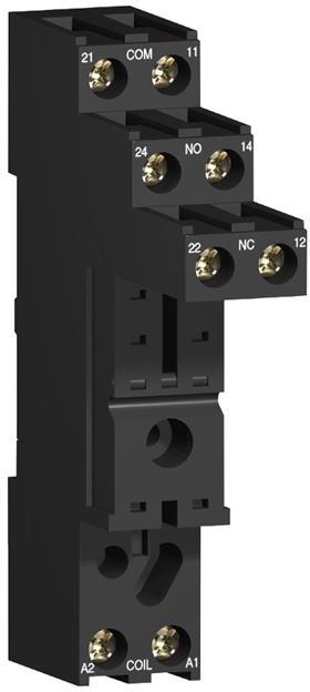 Основа с цокъл за интерфейсно реле 10A RSB винт клеми SE