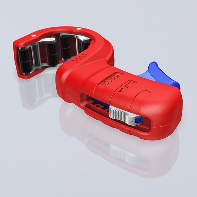 Инструмент за рязане на тръби DP50, Ø32-50мм, червена ръкохватка 202мм, Knipex