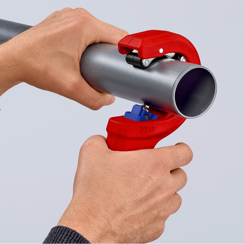 Инструмент за рязане на тръби DP50, Ø32-50мм, червена ръкохватка 202мм, Knipex