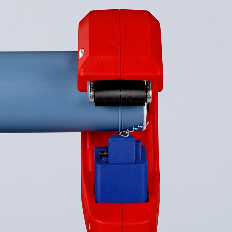 Инструмент за рязане на тръби DP50, Ø32-50мм, червена ръкохватка 202мм, Knipex