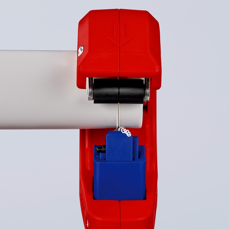 Инструмент за рязане на тръби DP50, Ø32-50мм, червена ръкохватка 202мм, Knipex