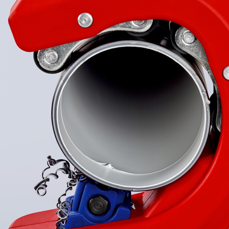 Инструмент за рязане на тръби DP50, Ø32-50мм, червена ръкохватка 202мм, Knipex