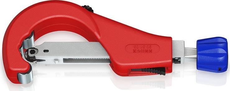 Инструмент за рязане на тръби TubiX, магнезиев, Ø6-76мм, червена ръкохватка 260мм, Knipex