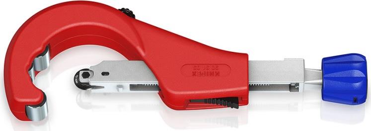 Инструмент за рязане на тръби TubiX, магнезиев, Ø6-76мм, червена ръкохватка 260мм, Knipex