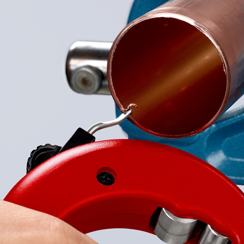 Инструмент за рязане на тръби TubiX, магнезиев, Ø6-76мм, червена ръкохватка 260мм, Knipex