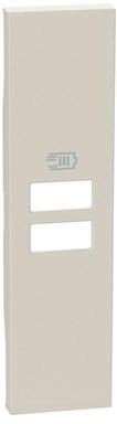 Лицев панел за USB розетка тип 2xA/2xC/A+C 1 мод. цвят Крем Living Now Bticino