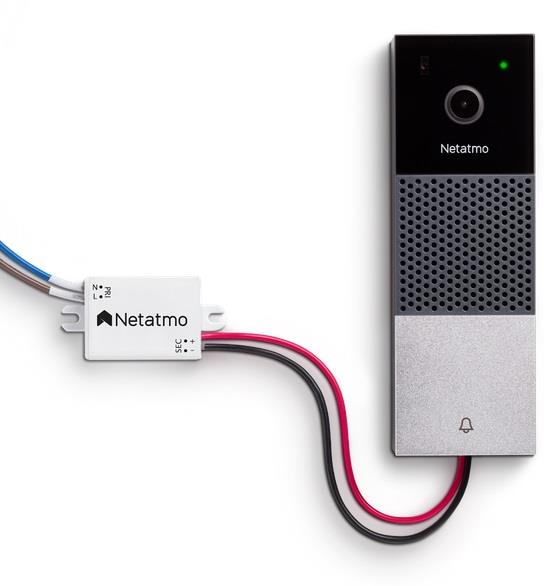 Адаптер за инсталация на видео бутон без звънец Netatmo  /до изчерпване/