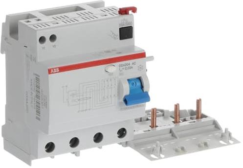 ДТЗ модул DDA204 4P 63A 30mA тип AC 4 мод. ABB