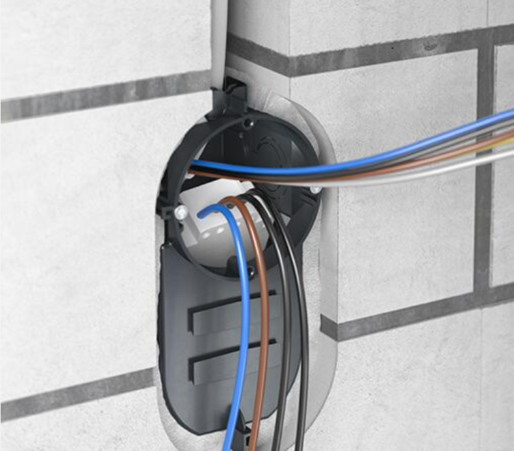 Конзолна кутия за тухлени стени Up-Plus, с джоб за електроника, Ø60мм, дълбочина 67мм, Kaiser