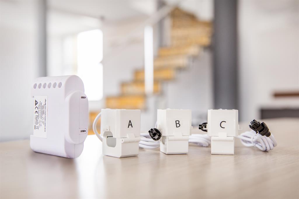 Трифазен Smart мерител 3х 120A за DIN монтаж Shelly 3EM - 262214S