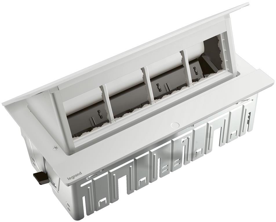 Мебелна кутия 8 мод. с вкл. монтажен кит цвят БЯЛ Incara Pop-Up Legrand