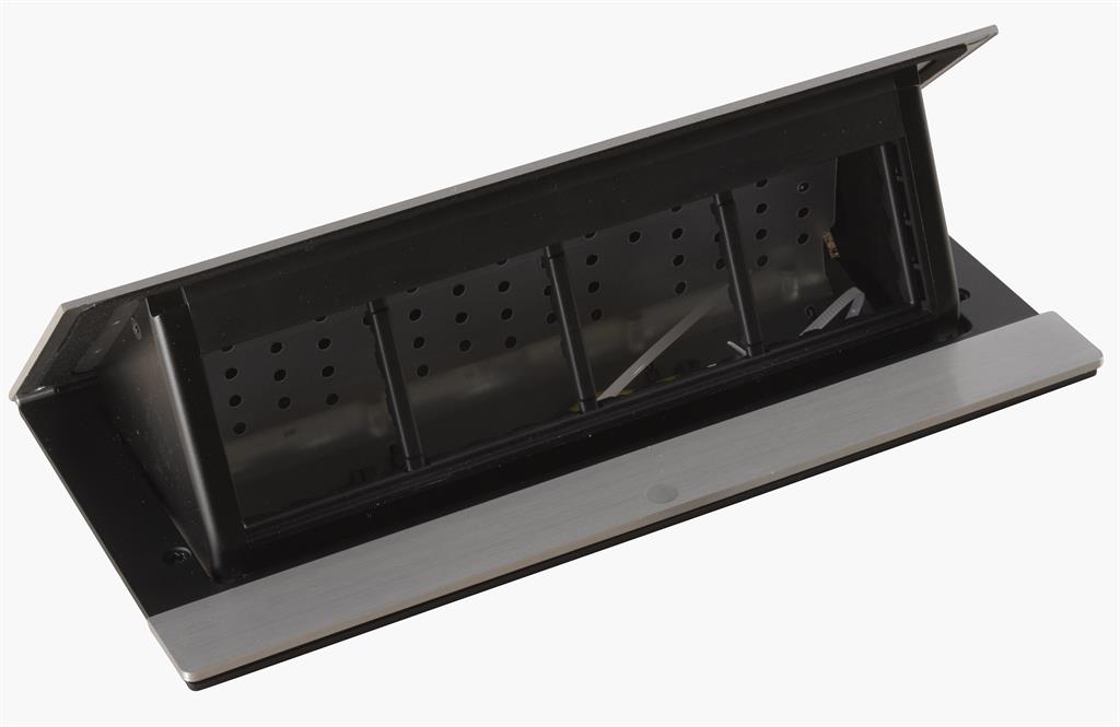 Мебелна кутия 8 мод. с вкл. монтажен кит цвят АЛУМИНИЙ МАТ Incara Pop-Up Legrand