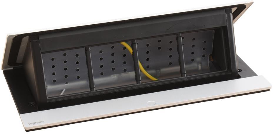 Мебелна кутия 8 мод. с вкл. монтажен кит цвят АЛУМИНИЙ Incara Pop-Up Legrand