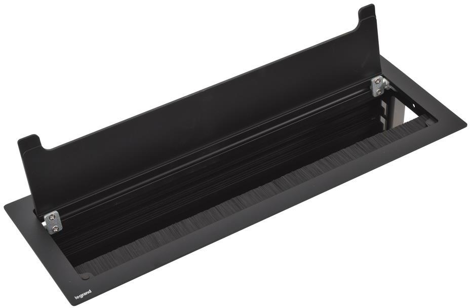 Мебелна кутия празна, с основа за модули, 385x130mm, цвят ЧЕРЕН Incara Top Access Legrand