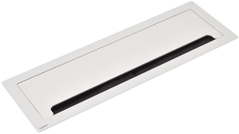 Мебелна кутия празна, с основа за модули, 385x130mm, цвят АЛУМИНИЙ Incara Top Access Legrand