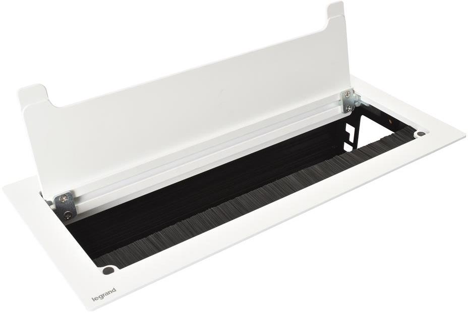 Мебелна кутия празна, с основа за модули, 295x130mm, цвят БЯЛ Incara Top Access Legrand