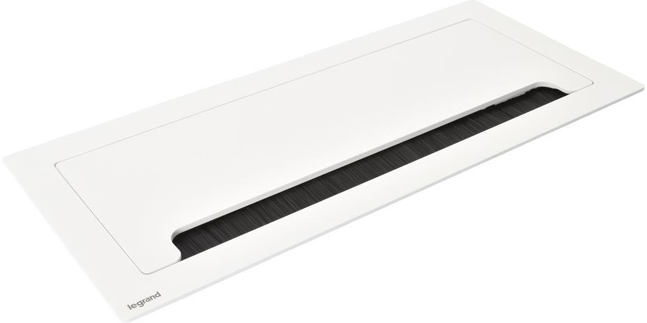 Мебелна кутия празна, с основа за модули, 295x130mm, цвят БЯЛ Incara Top Access Legrand