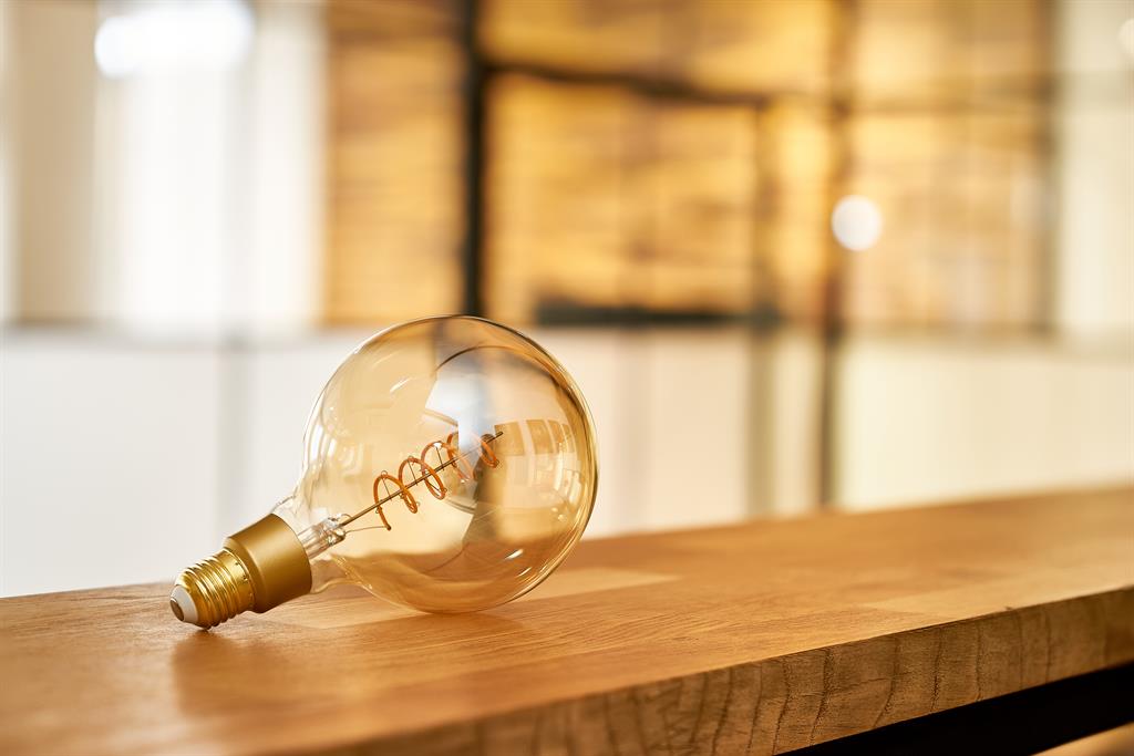 Лампа LED 4W 2700K E27 G125 260lm 340° димируема 17000h Shelly Vintage - 262108 /до изчерпване/