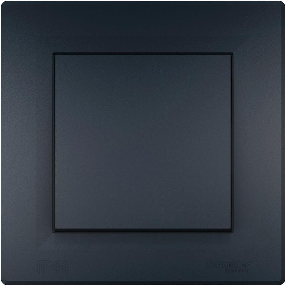 Еднополюсен ключ IP44 моноблок цвят Антрацит Asfora SE