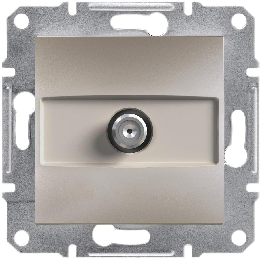 Розетка F конектор 1dB цвят Бронз Asfora SE