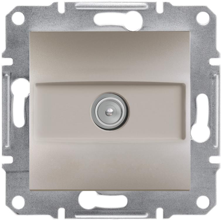 Розетка TV крайна 1dB цвят Бронз Asfora SE