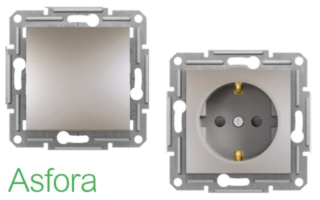 Бронз механизми и рамки Asfora SE