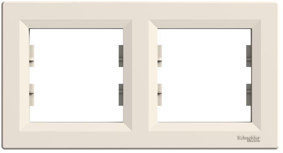 Рамка 2х цвят Крем Asfora SE
