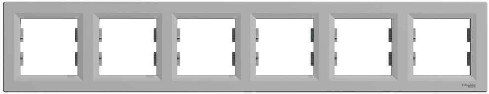 Рамка 6х цвят Алуминий Asfora SE