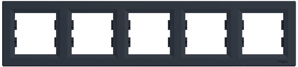 Рамка 5х цвят Антрацит Asfora SE