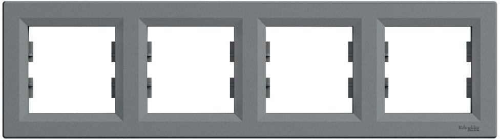 Рамка 4х цвят Стомана Asfora SE