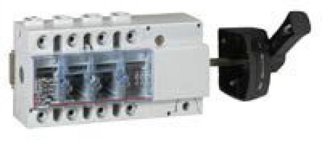 Товаров прекъсвач 125A 4P DIN с видимо разделяне на веригата, странична ръкохватка Legrand